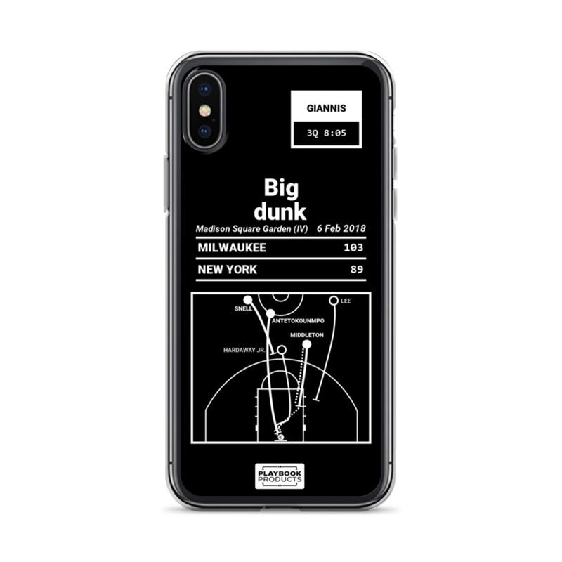 Greatest Bucks Plays iPhone Case: Big dunk (2018)