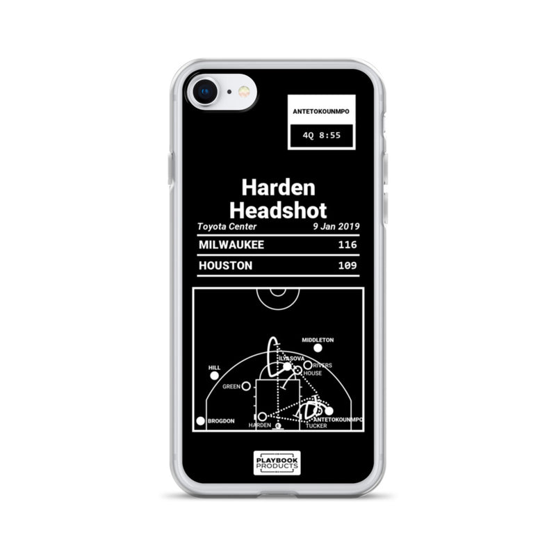 Oddest Bucks Plays iPhone Case: Harden Headshot (2019)