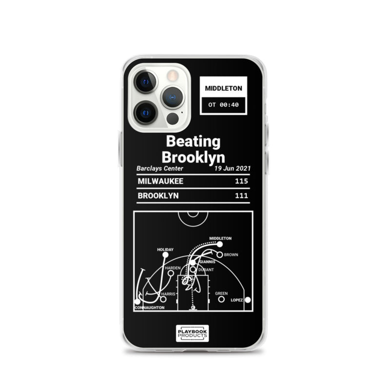 Greatest Bucks Plays iPhone Case: Beating Brooklyn (2021)