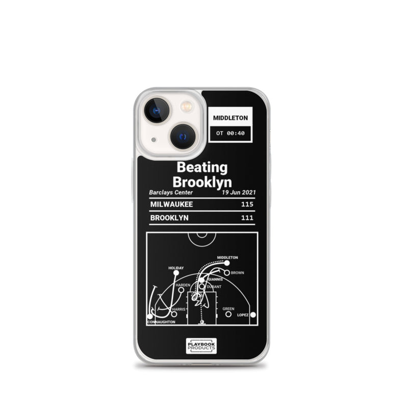 Greatest Bucks Plays iPhone Case: Beating Brooklyn (2021)