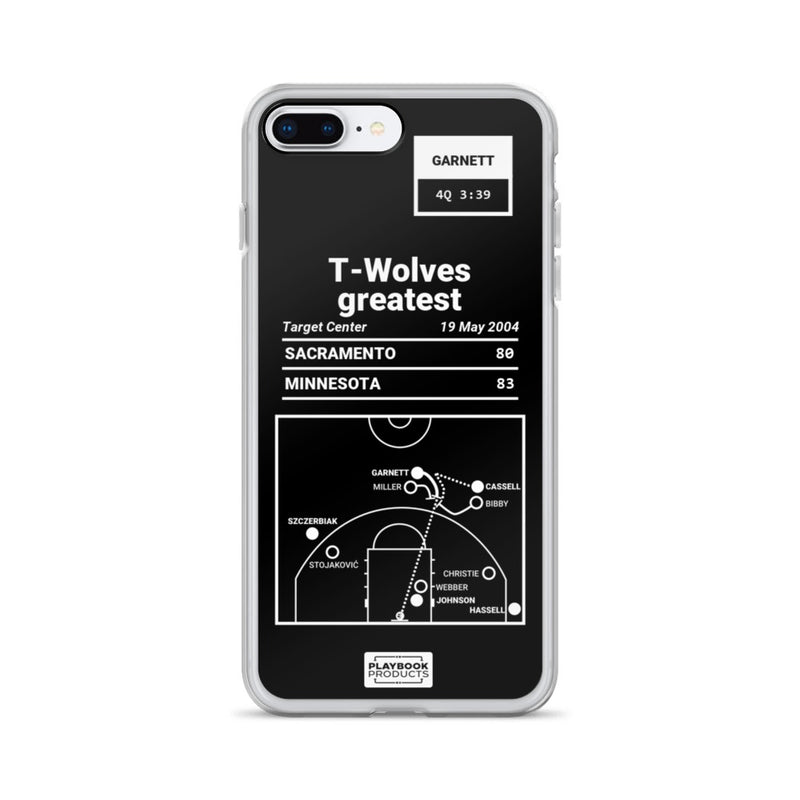 Greatest Timberwolves Plays iPhone Case: T-Wolves greatest (2004)