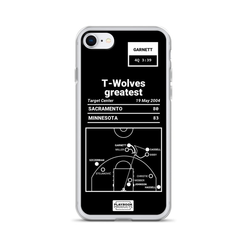 Greatest Timberwolves Plays iPhone Case: T-Wolves greatest (2004)