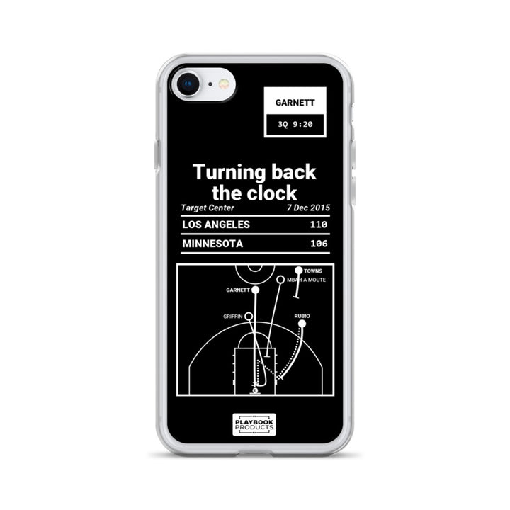 Minnesota Timberwolves Greatest Plays iPhone Case: Turning back the clock (2015)