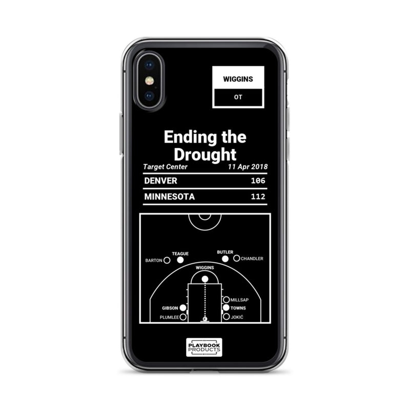 Greatest Timberwolves Plays iPhone Case: Ending the Drought (2018)