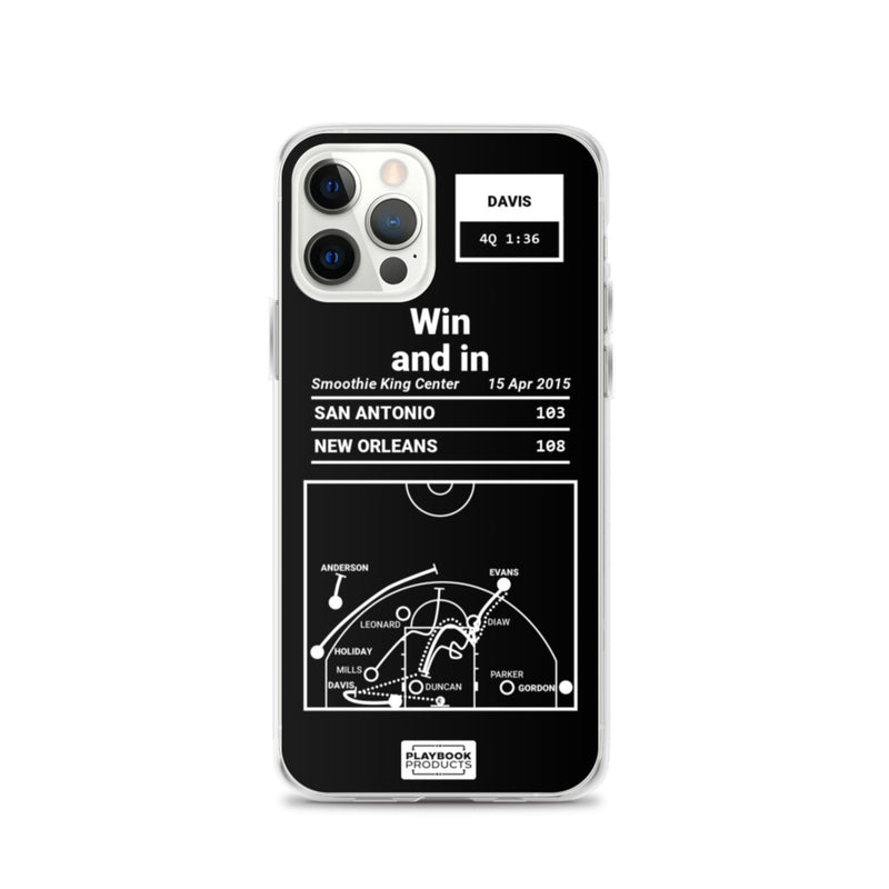 Greatest Pelicans Plays iPhone Case: Win and in (2015)
