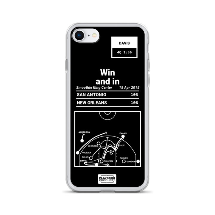 New Orleans Pelicans Greatest Plays iPhone Case: Win and in (2015)