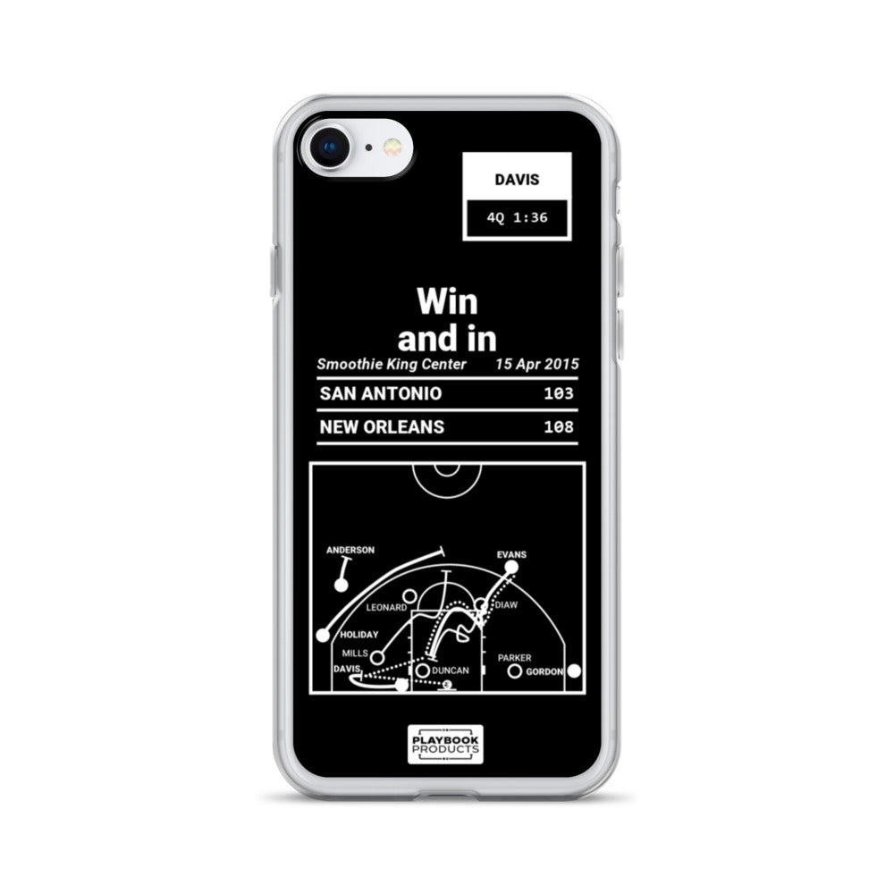 New Orleans Pelicans Greatest Plays iPhone Case: Win and in (2015)