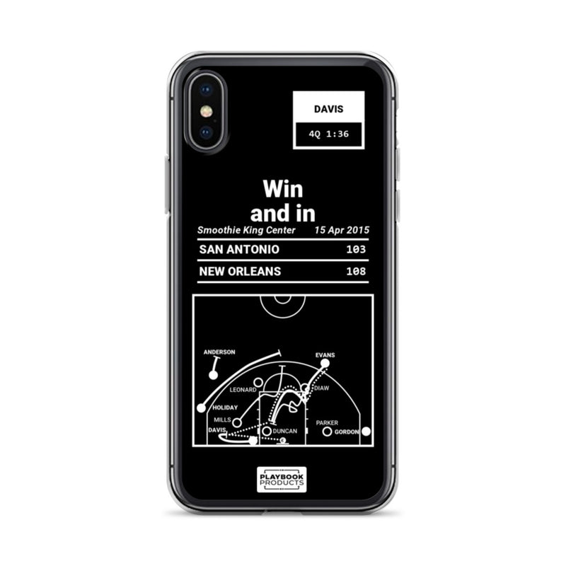 Greatest Pelicans Plays iPhone Case: Win and in (2015)