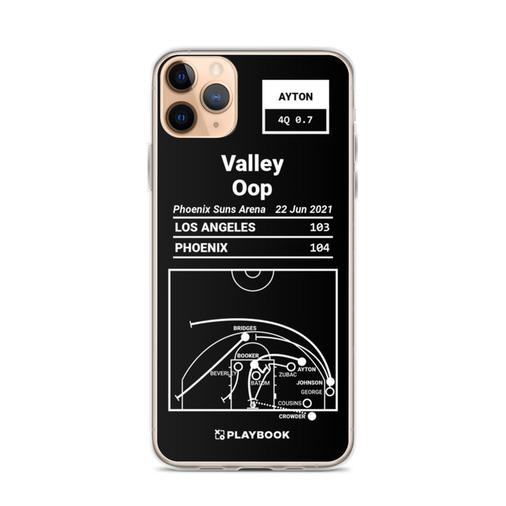 Phoenix Suns Greatest Plays iPhone Case: Valley Oop (2021)