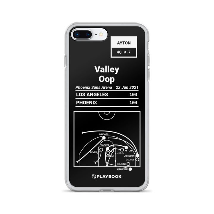 Phoenix Suns Greatest Plays iPhone Case: Valley Oop (2021)