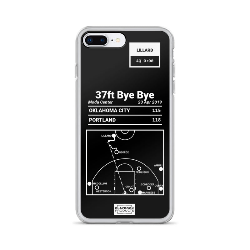 Greatest Trail Blazers Plays iPhone Case: 37ft Bye Bye (2019)