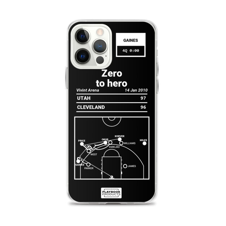 Utah Jazz Greatest Plays iPhone Case: Zero to hero (2010)