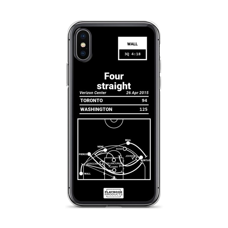 Greatest Wizards Plays iPhone Case: Four straight (2015)