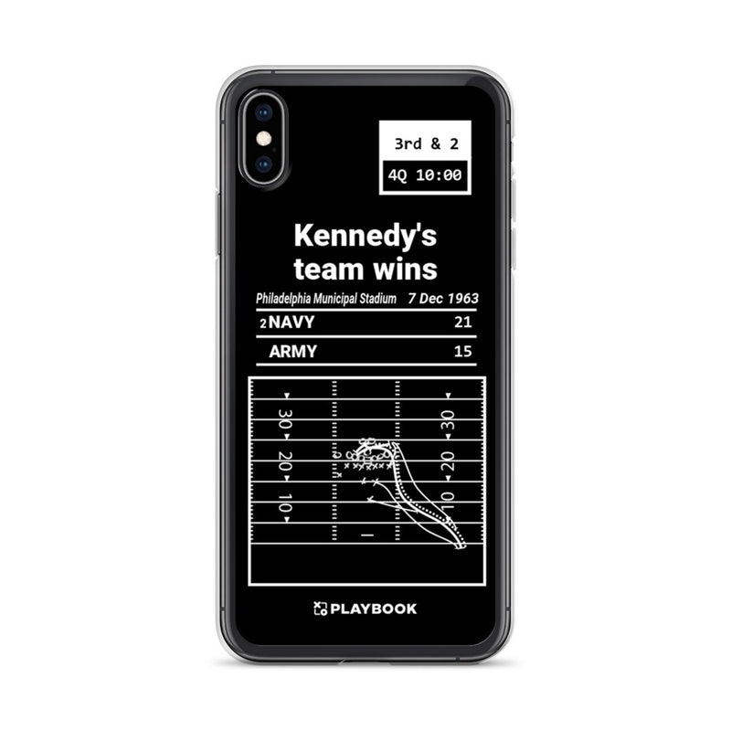 Greatest Navy Football Plays iPhone Case: Undefeated (1963)