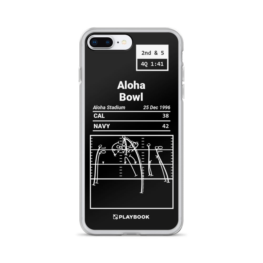 Navy Football Greatest Plays iPhone Case: Aloha Bowl (1996)