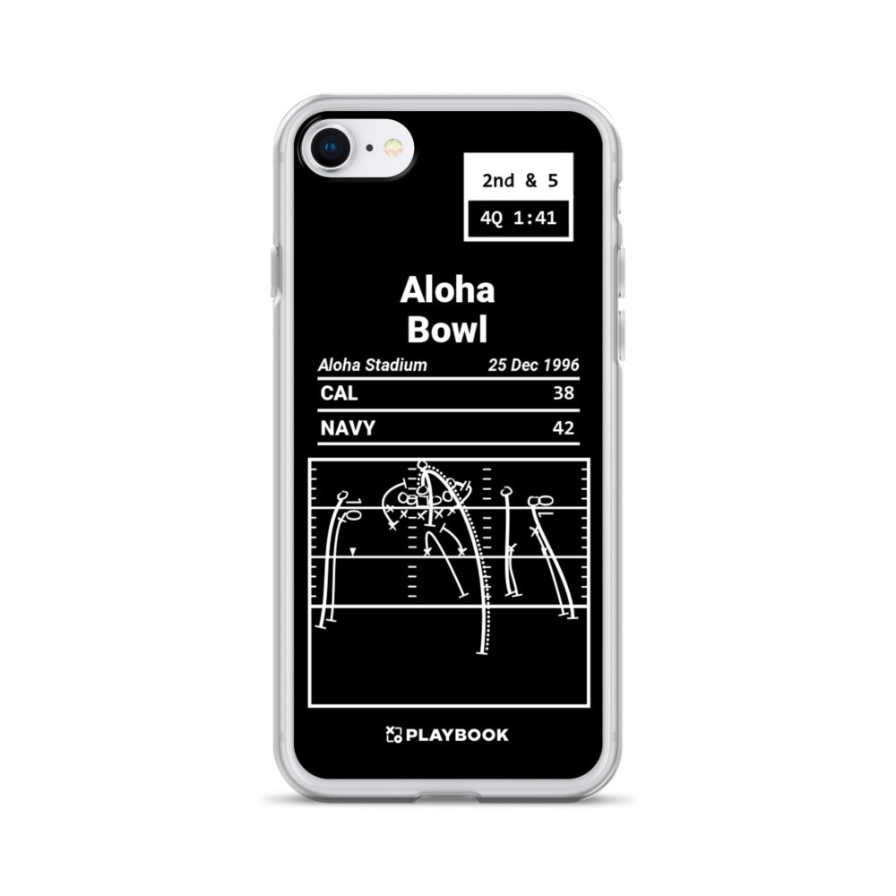 Navy Football Greatest Plays iPhone Case: Aloha Bowl (1996)
