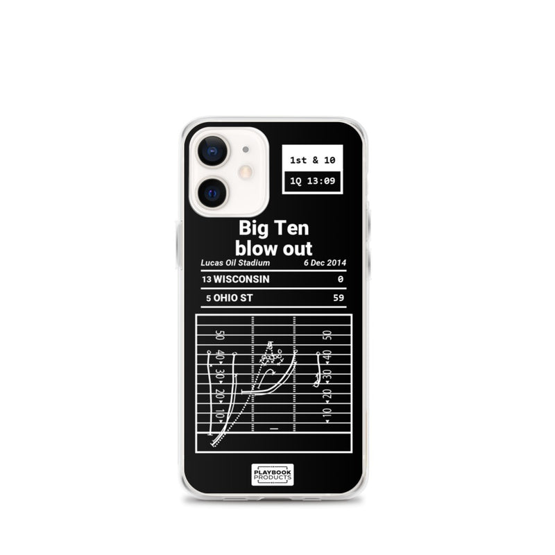 Greatest Ohio State Football Plays iPhone Case: Conference Blowout (2014)