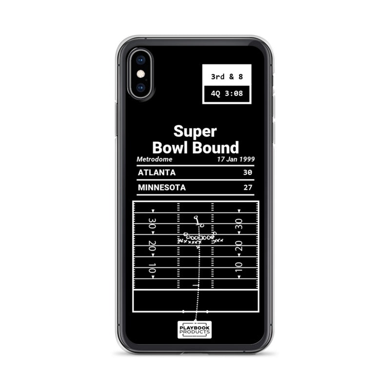 Greatest Falcons Plays iPhone Case: Super Bowl Bound (1999)