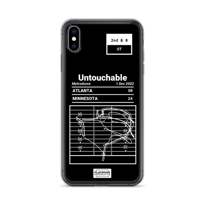 Greatest Falcons Plays iPhone Case: Untouchable (2002)