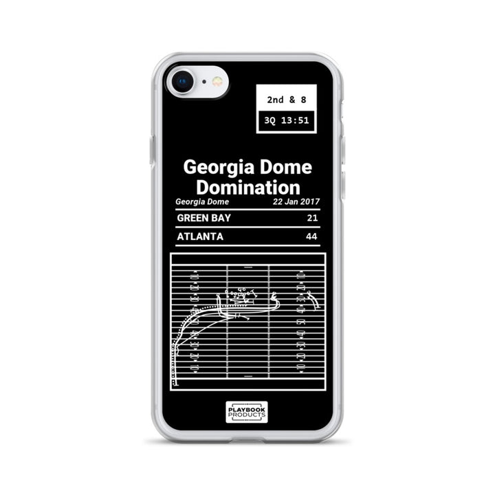 Atlanta Falcons Greatest Plays iPhone Case: Georgia Dome Domination (2017)