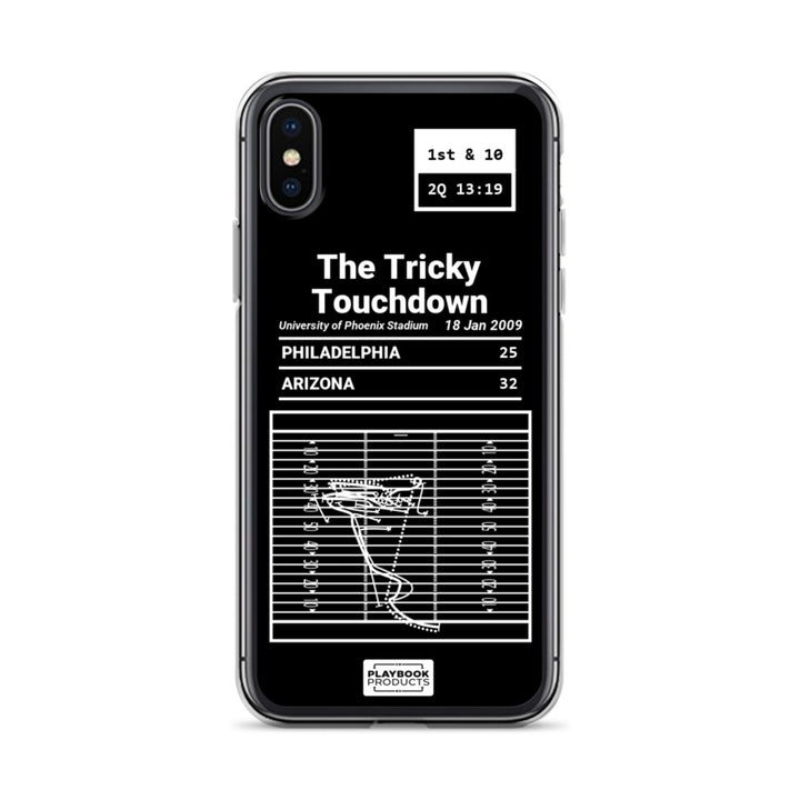 Arizona Cardinals Greatest Plays iPhone Case: The Tricky Touchdown (2009)