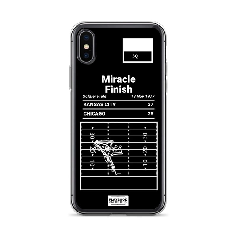 Greatest Bears Plays iPhone Case: Miracle Finish (1977)