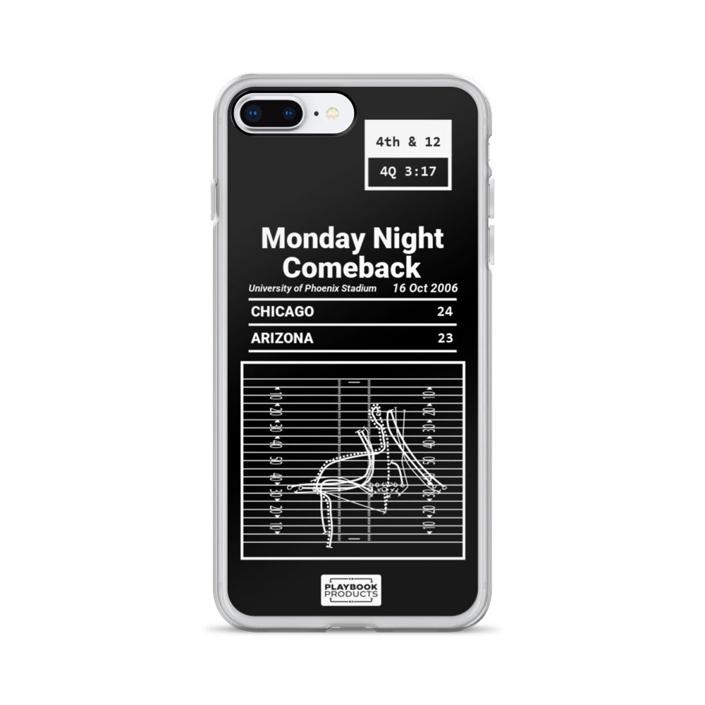 Chicago Bears Greatest Plays iPhone Case: Monday Night Comeback (2006)