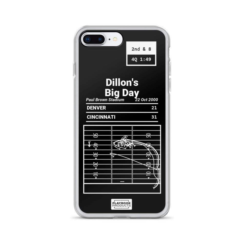 Cincinnati Bengals Greatest Plays iPhone Case: Dillon's Big Day (2000)