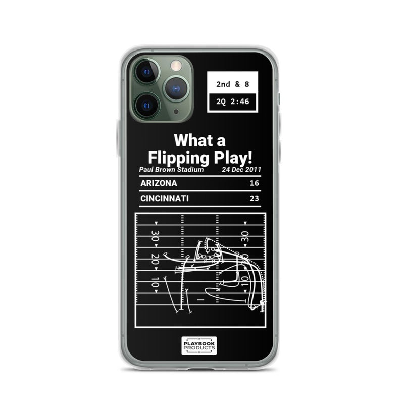 Greatest Bengals Plays iPhone Case: What a Flipping Play! (2011)