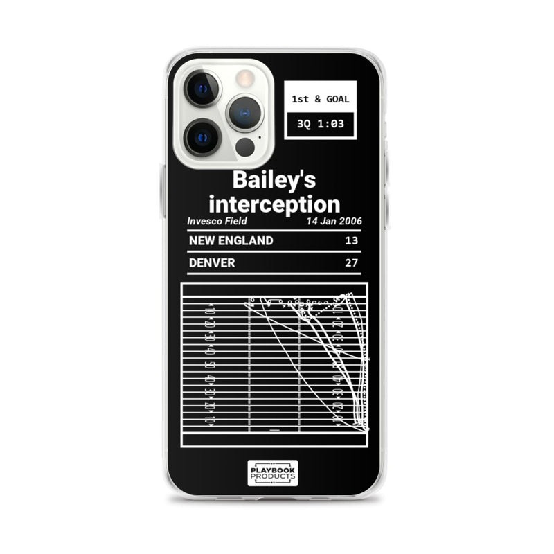Greatest Broncos Plays iPhone Case: Bailey&