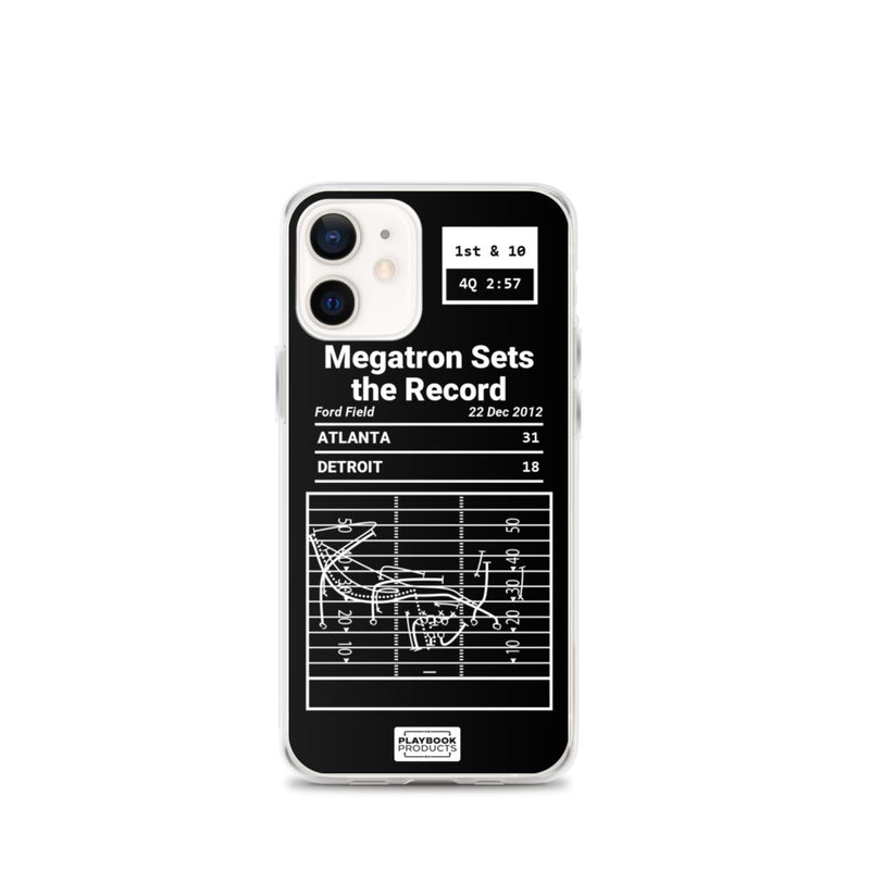 Greatest Lions Plays iPhone Case: Megatron Sets the Record (2012)