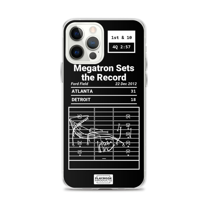 Greatest Lions Plays iPhone Case: Megatron Sets the Record (2012)