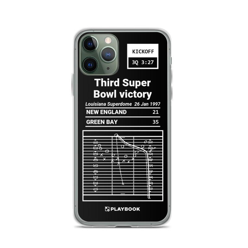 Greatest Packers Plays iPhone Case: Third Super Bowl victory (1997)