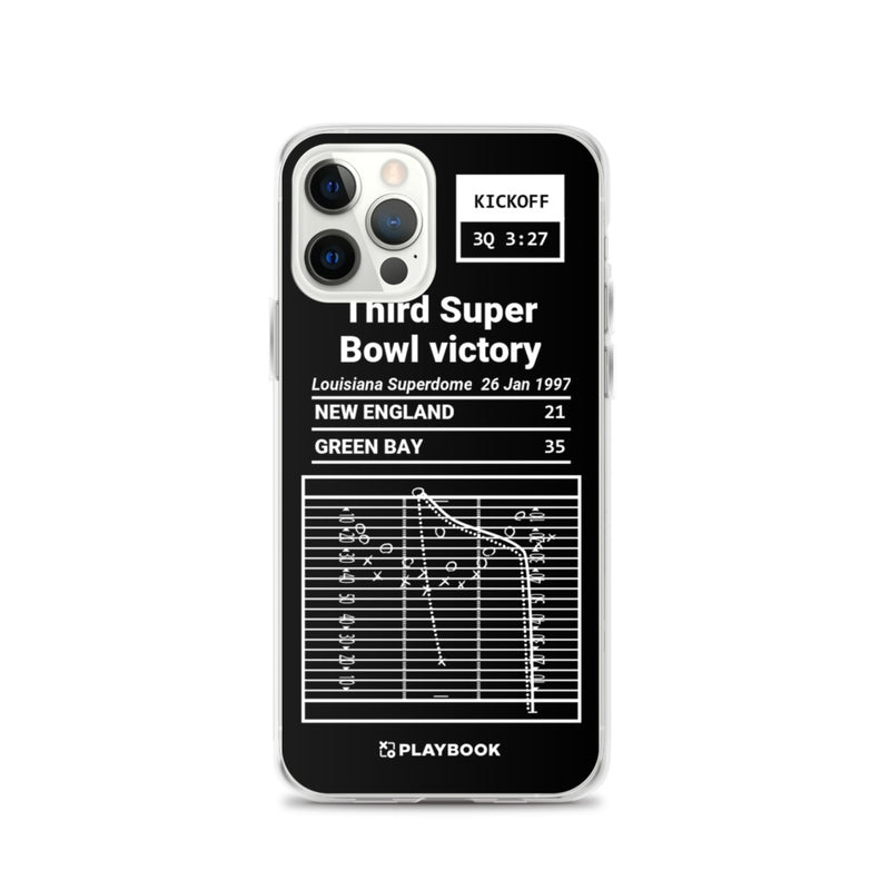 Greatest Packers Plays iPhone Case: Third Super Bowl victory (1997)