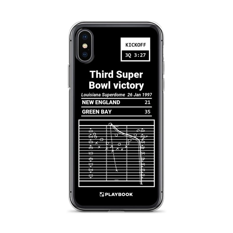 Greatest Packers Plays iPhone Case: Third Super Bowl victory (1997)