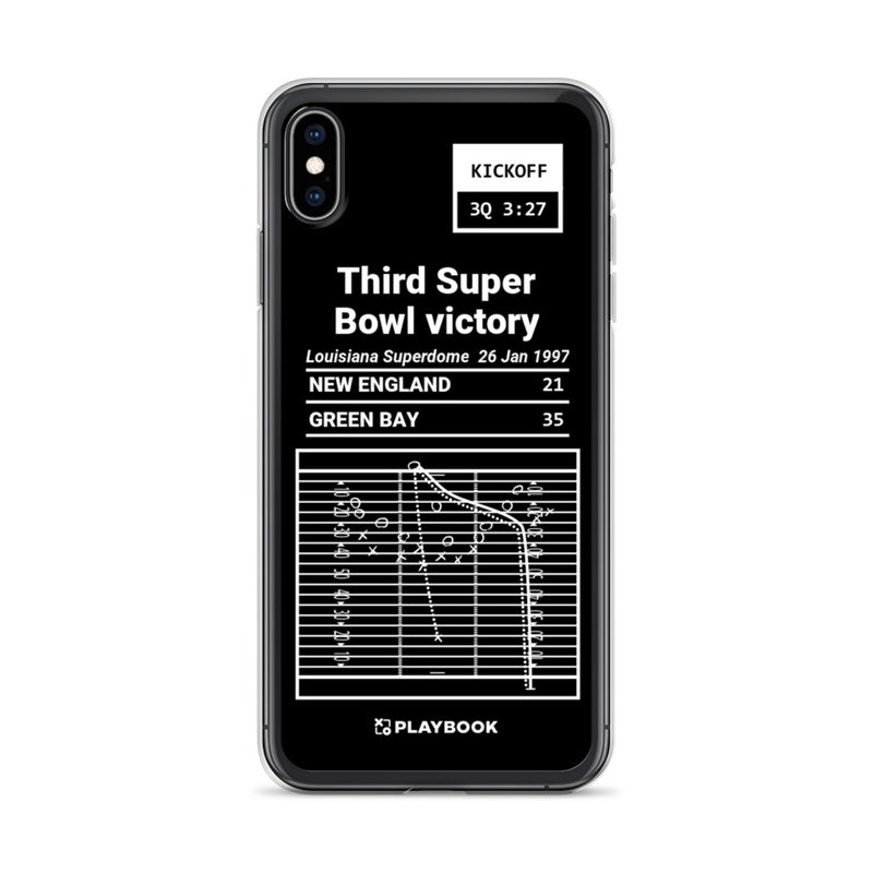 Greatest Packers Plays iPhone Case: Third Super Bowl victory (1997)