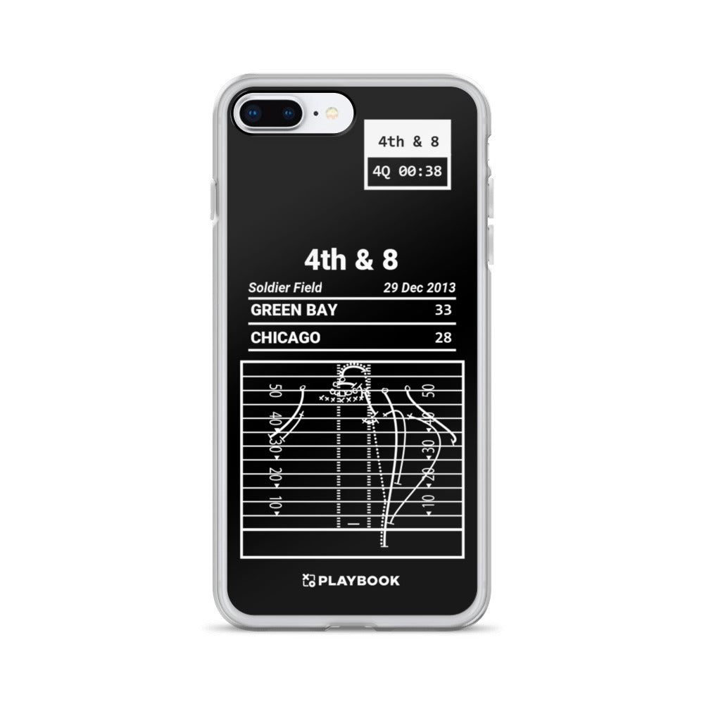 Green Bay Packers Greatest Plays iPhone Case: 4th &amp; 8 (2013)