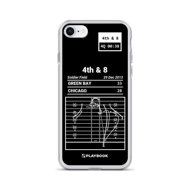 Green Bay Packers Greatest Plays iPhone Case: 4th &amp; 8 (2013)