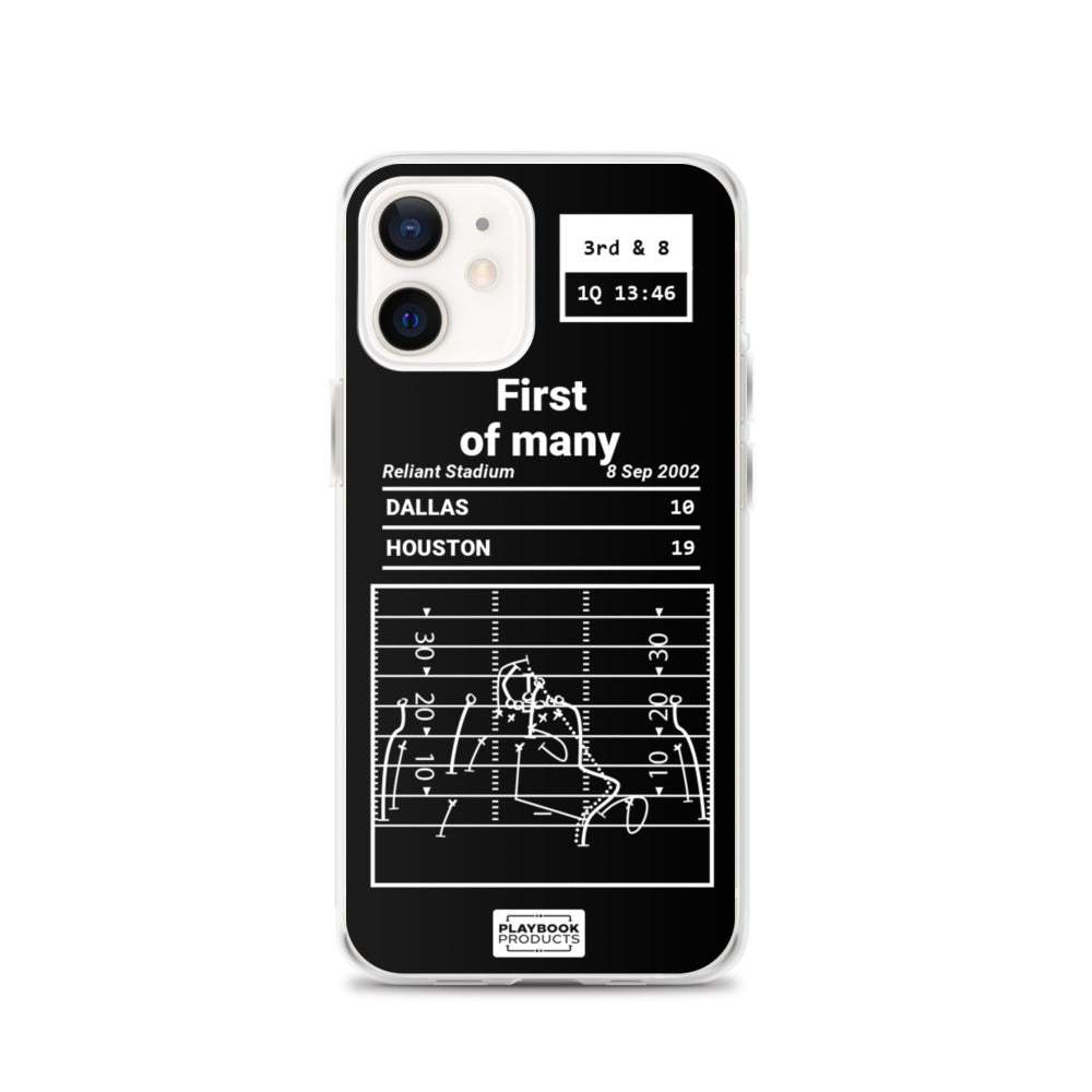 Houston Texans Greatest Plays iPhone Case: First of many (2002)