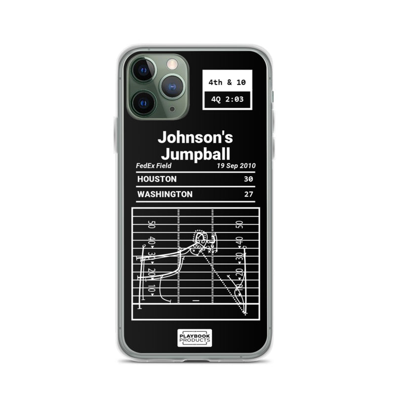 Greatest Texans Plays iPhone Case: Johnson&