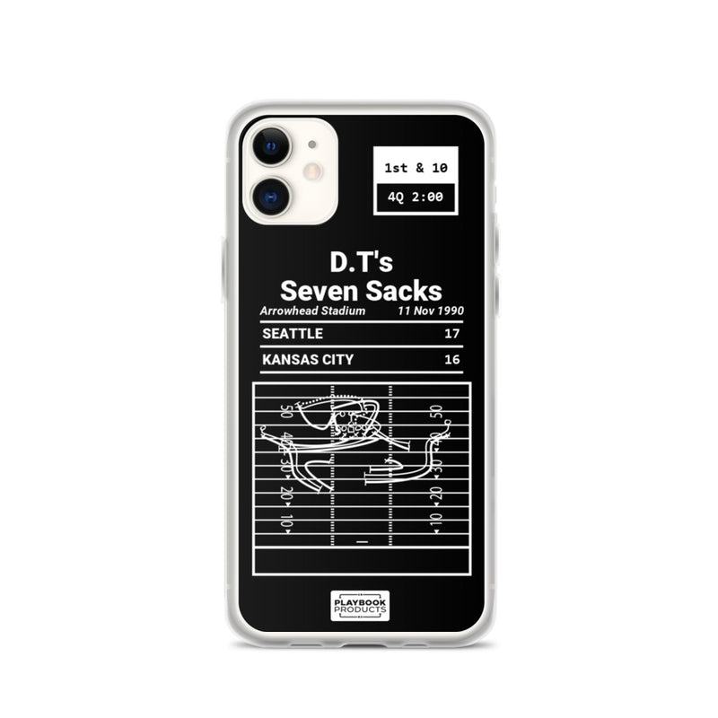 Greatest Chiefs Plays iPhone Case: D.T&