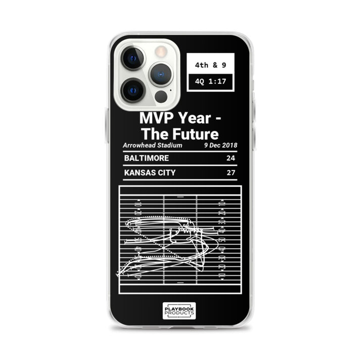 Kansas City Chiefs Greatest Plays iPhone Case: MVP Year - The Future (2018)