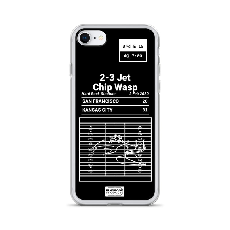 Greatest Chiefs Plays iPhone Case: 2-3 Jet Chip Wasp (2020)