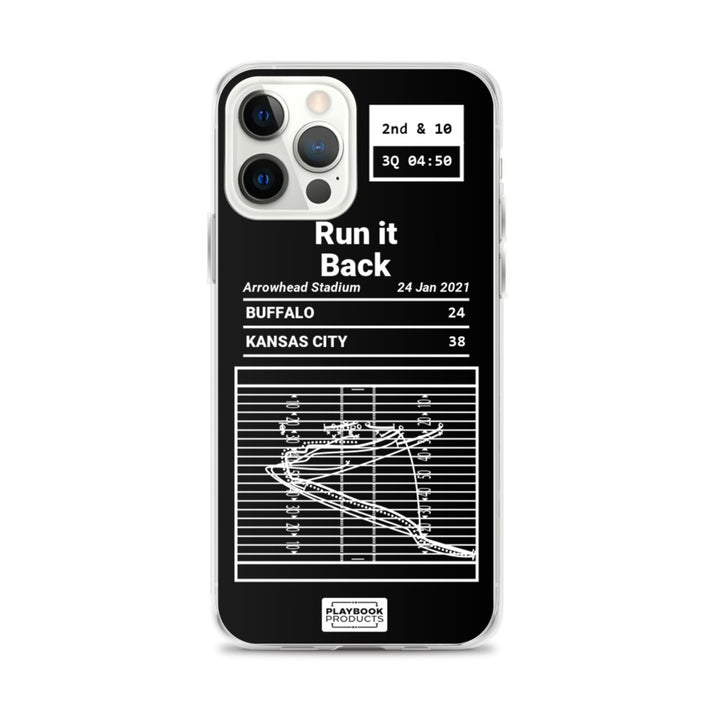 Kansas City Chiefs Greatest Plays iPhone Case: Run it Back (2021)