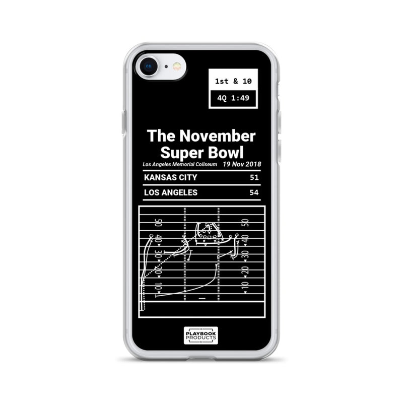 Greatest Rams Plays iPhone Case: The November Super Bowl (2018)
