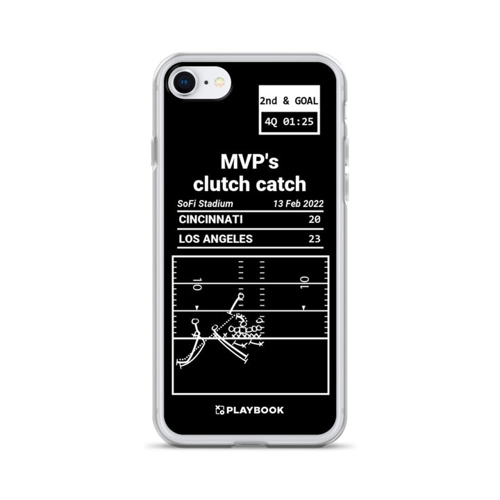 Los Angeles Rams Greatest Plays iPhone Case: MVP's clutch catch (2022)
