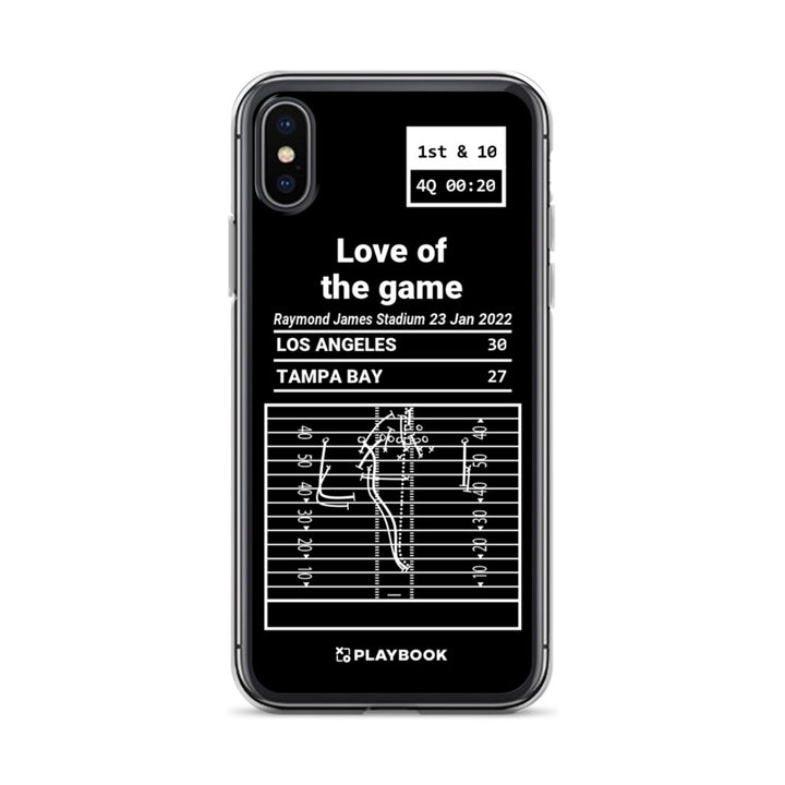 Los Angeles Rams Greatest Plays iPhone Case: Love of the game (2022)