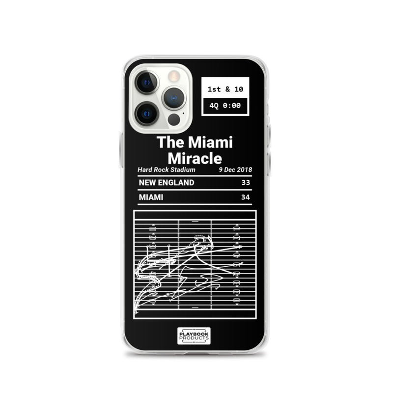 Greatest Dolphins Plays iPhone Case: The Miami Miracle (2018)