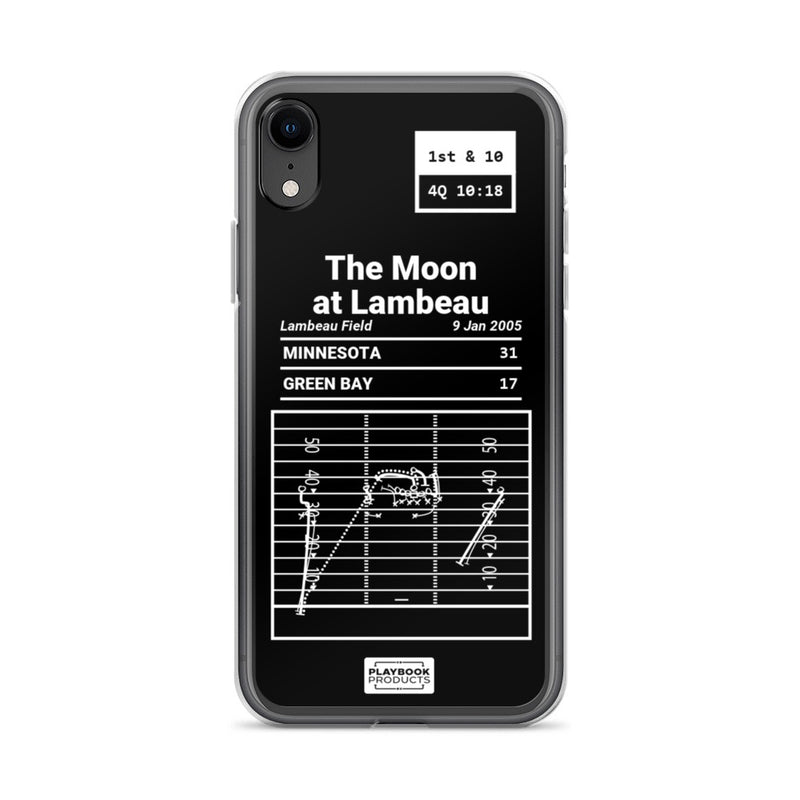 Greatest Vikings Plays iPhone Case: The Moon at Lambeau (2005)