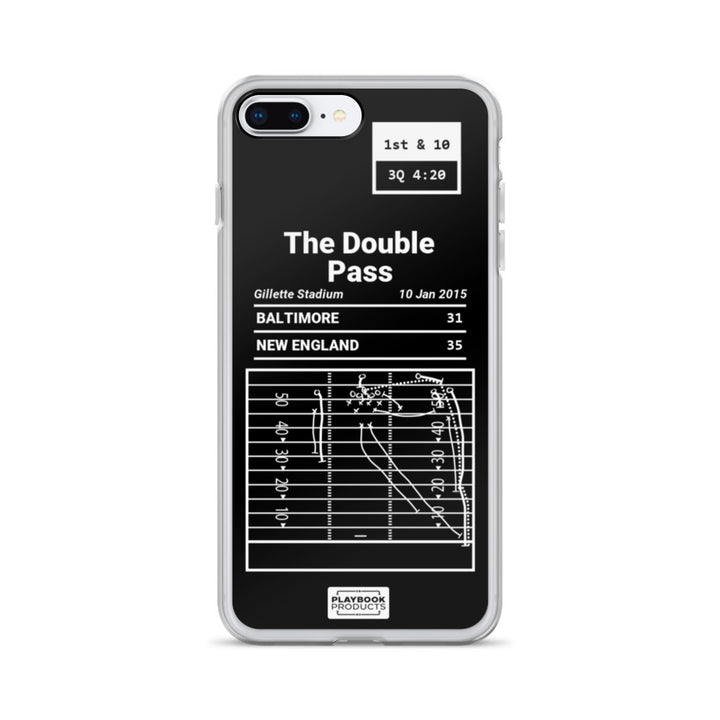 New England Patriots Greatest Plays iPhone Case: The Double Pass (2015)